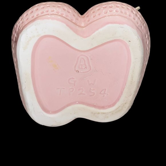 Vintage Small 1980s Pink Baby Bootie Plant Succulent Ceramic Planter Shoe - Picture 5 of 5